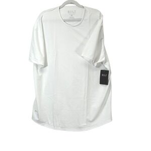 BYLT Premium Basics White Drop Cut Signature TShirt Mens 2XL MTSS0137